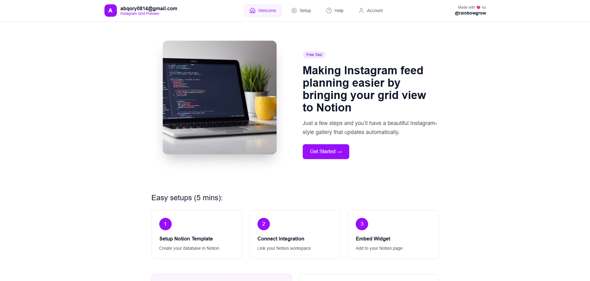 Galeri Instagram Widget